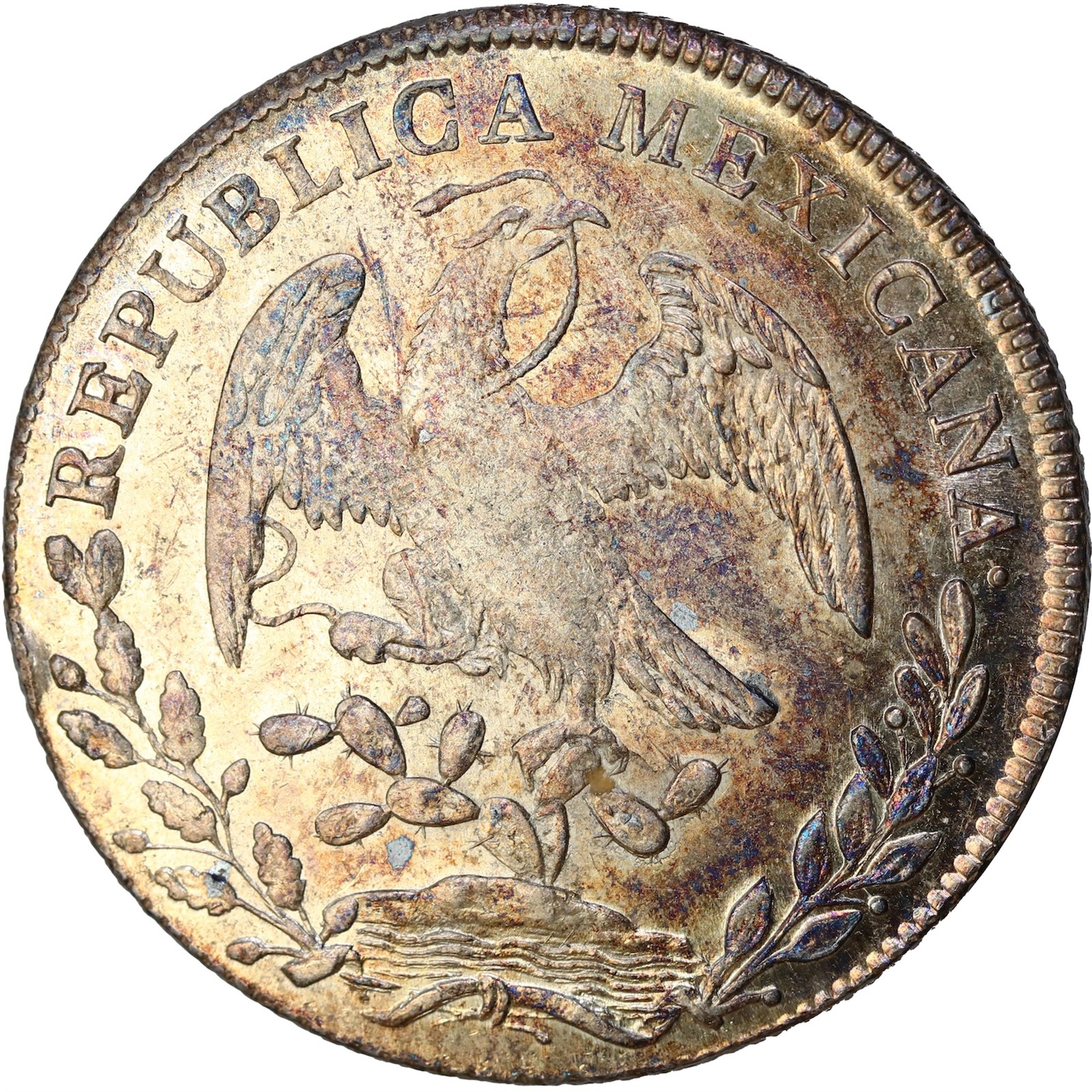 MEXICO. 8 Reales 1847 MO RG UNC