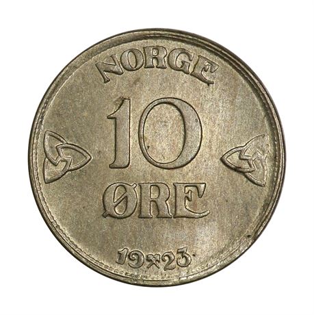10 Øre 1923 Kv 0/01