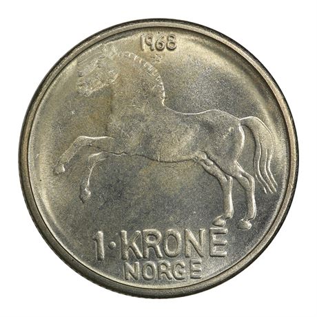 1 Krone 1968 Kv 0
