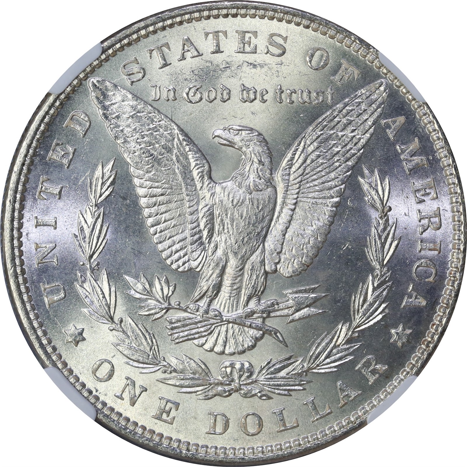 USA. Morgan Silver Dollar 1887 NGC MS63
