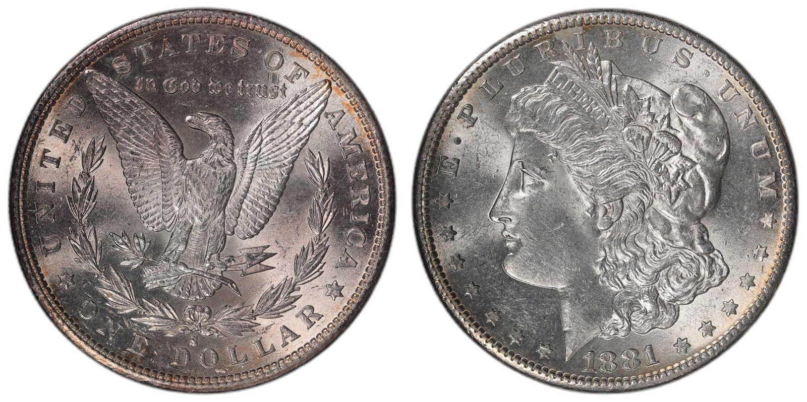 USA. Dollar. 1881-S. UNC.