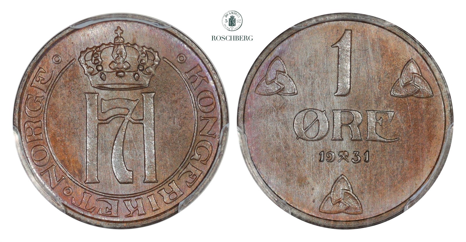 1 Øre 1931 PCGS MS65BN