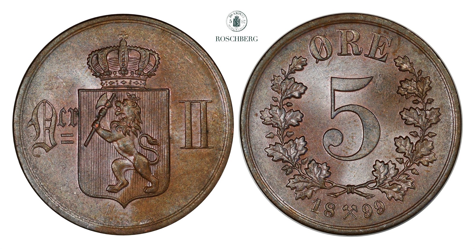 5 Øre 1899 Kv 0 (UNC)