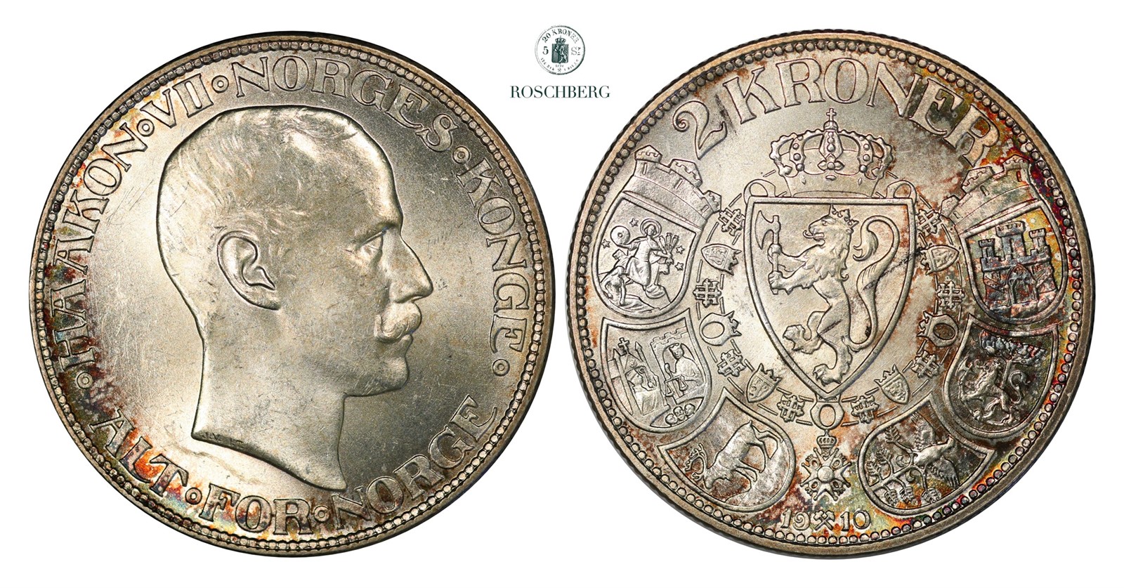 2 Kroner 1910 Kv 0 (UNC)