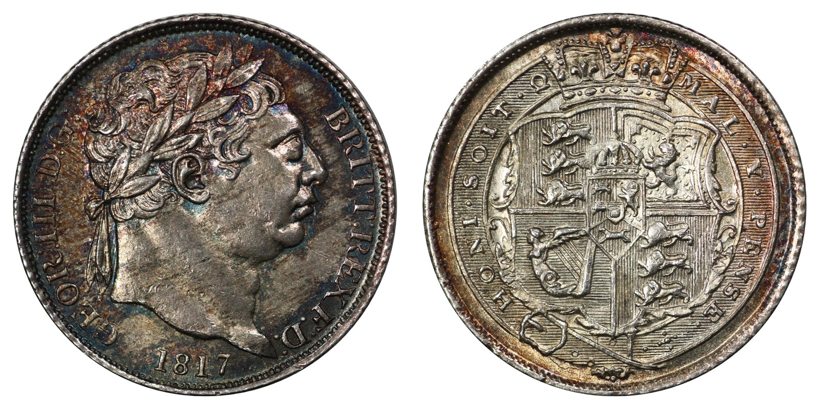 Great Britain - George III - 6 Pence 1817- UNC *