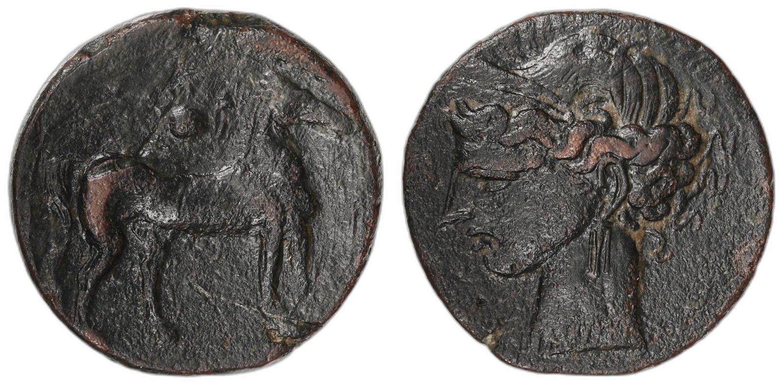 ANCIENTS GREEK. Unkown. Ae43. ND. VF.