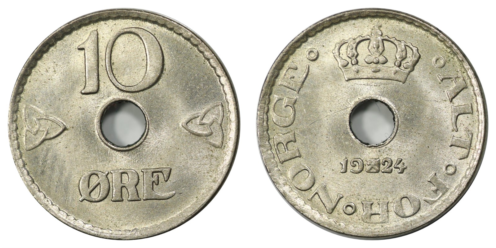 10 Øre 1924 Kv 0