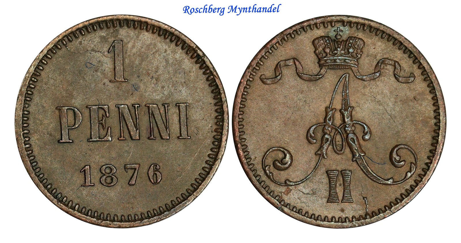 FINLAND. 1 Penni 1876 UNC