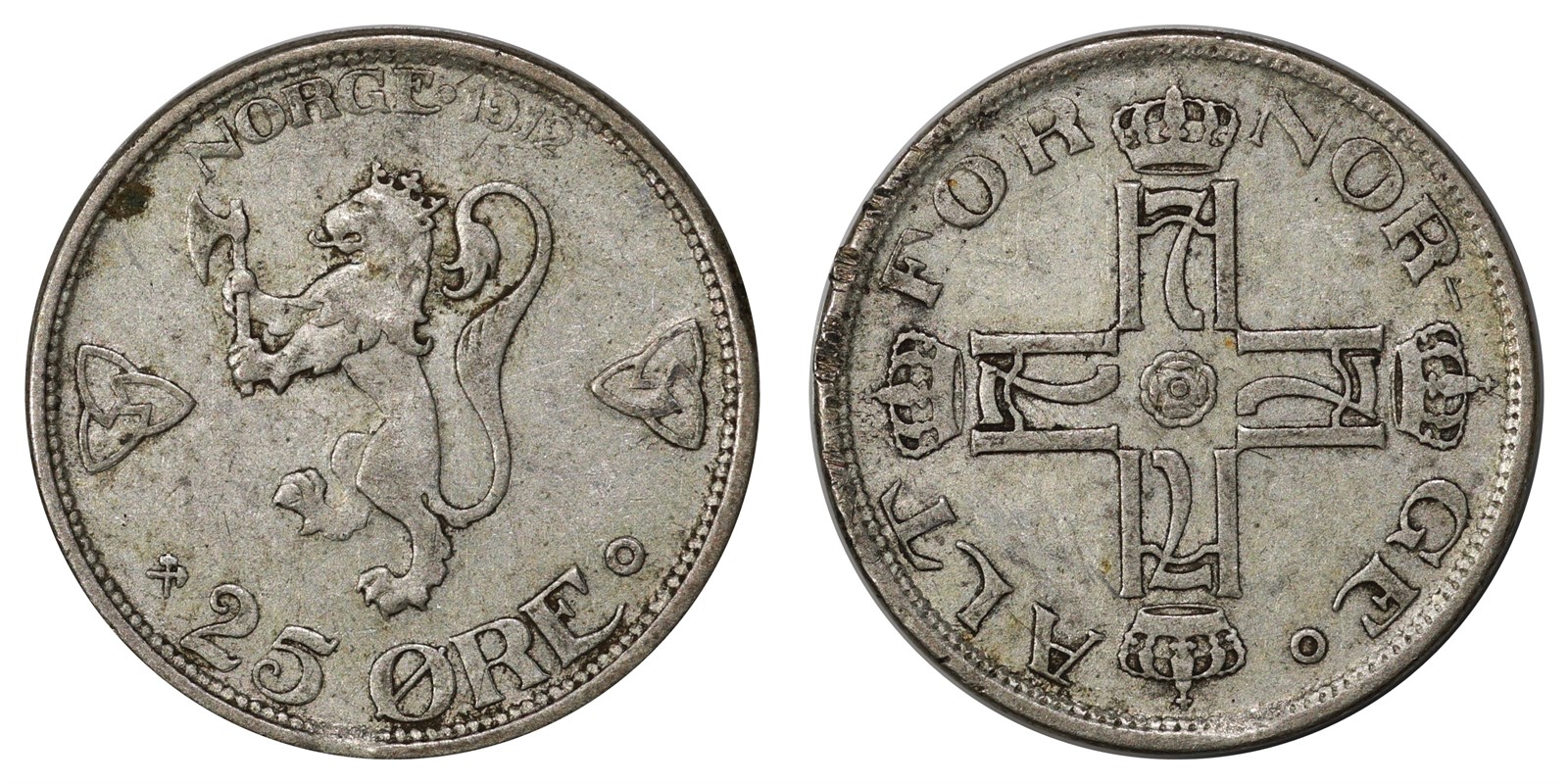 25 Øre 1912 Kv 1 *