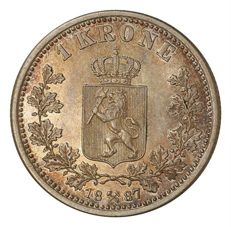 1 Krone 1887 Kv 01