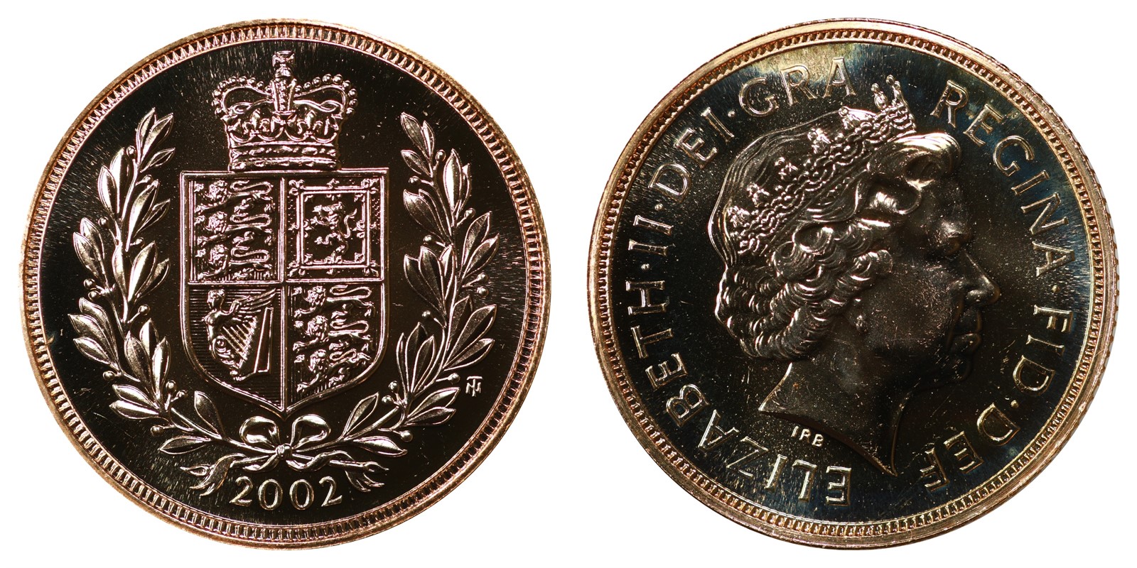 England - Elizabeth II - Sovereign 2002 Golden Jubilee - UNC *
