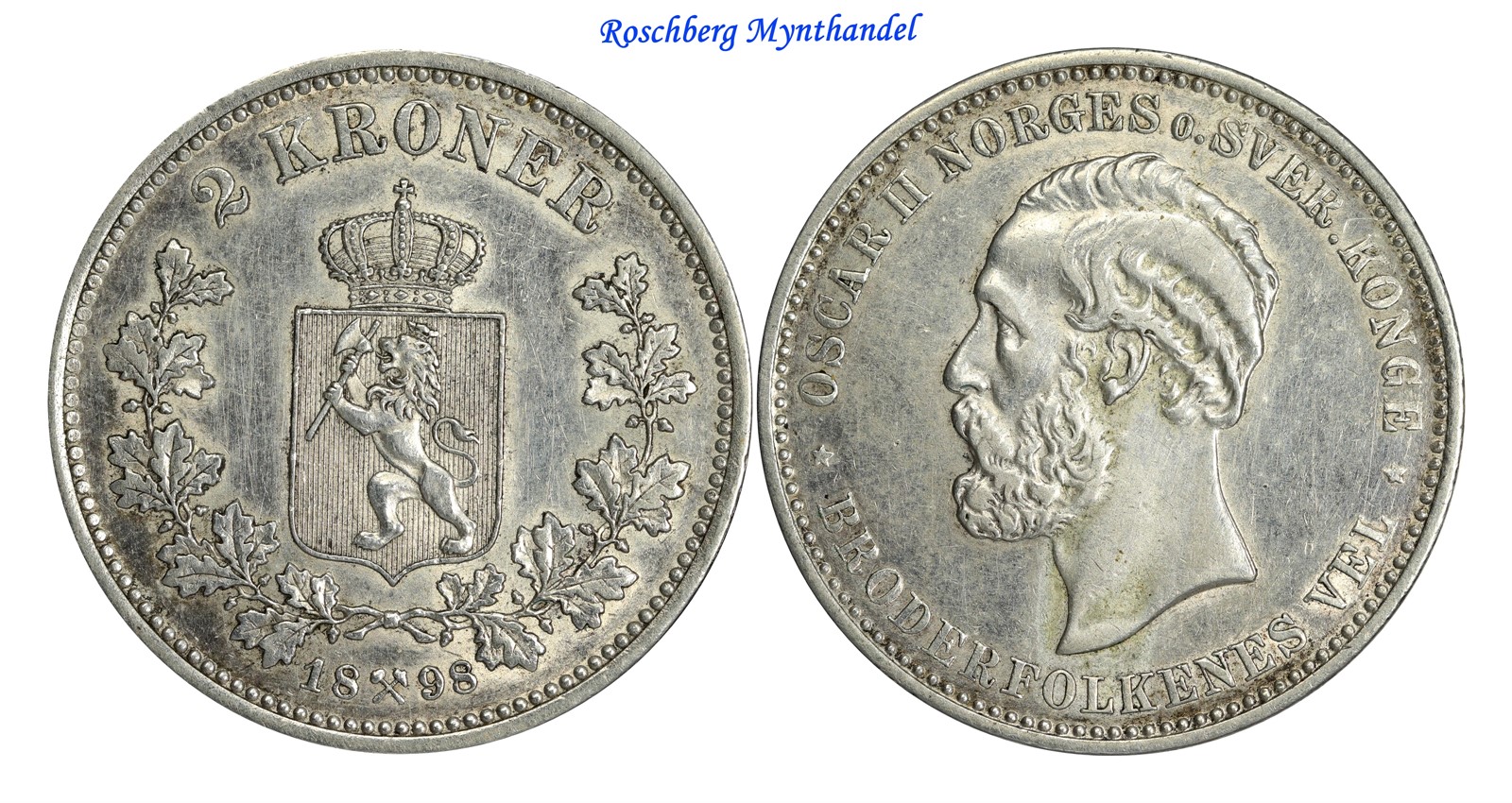 2 Kroner 1898 Kv 1+/01 (AU)