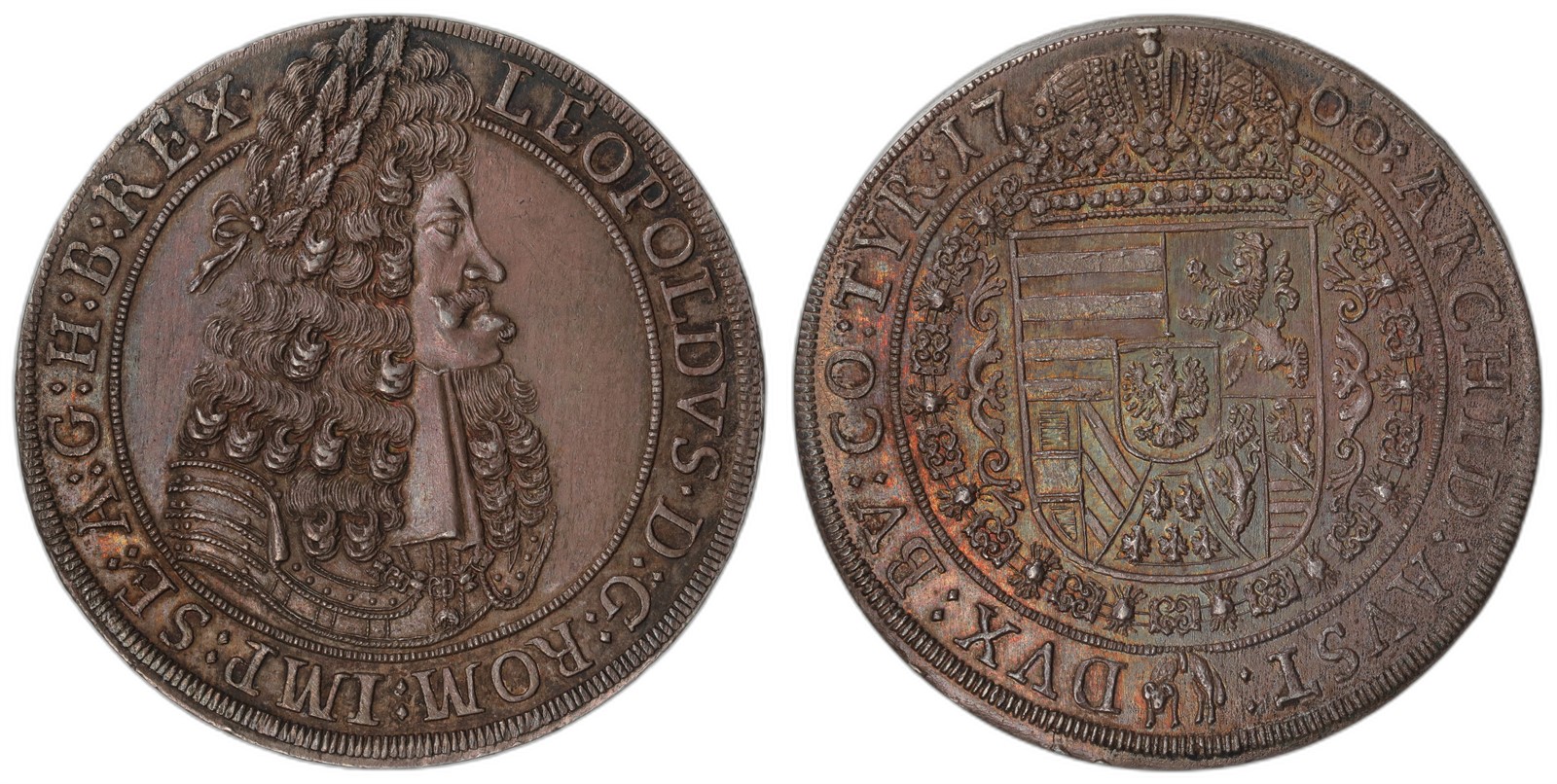 AUSTRIA. Leopold I. Thaler. 1700. UNC.