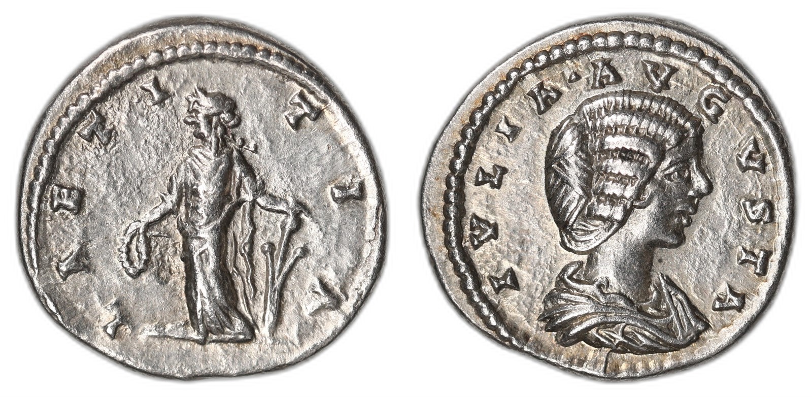 ANCIENTS ROMAN. Julia Domna. Denar. ND. UNC.