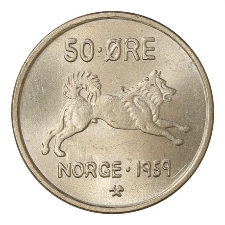50 Øre 1959 Kv 0