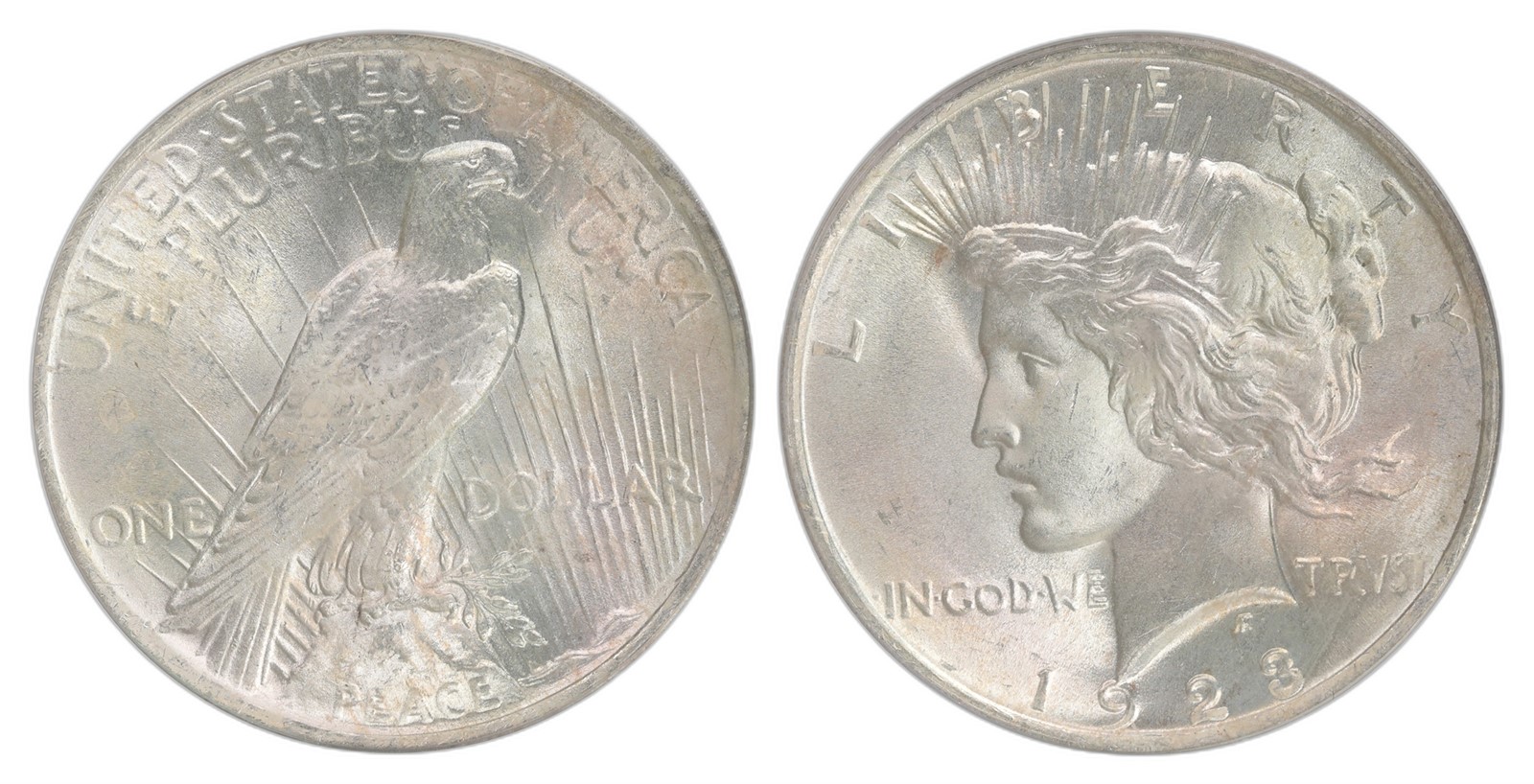 USA. Republic. Peace Dollar 1923. Kv PCGS MS64.