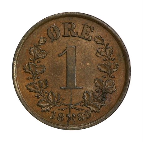 1 Øre 1889 Kv 01