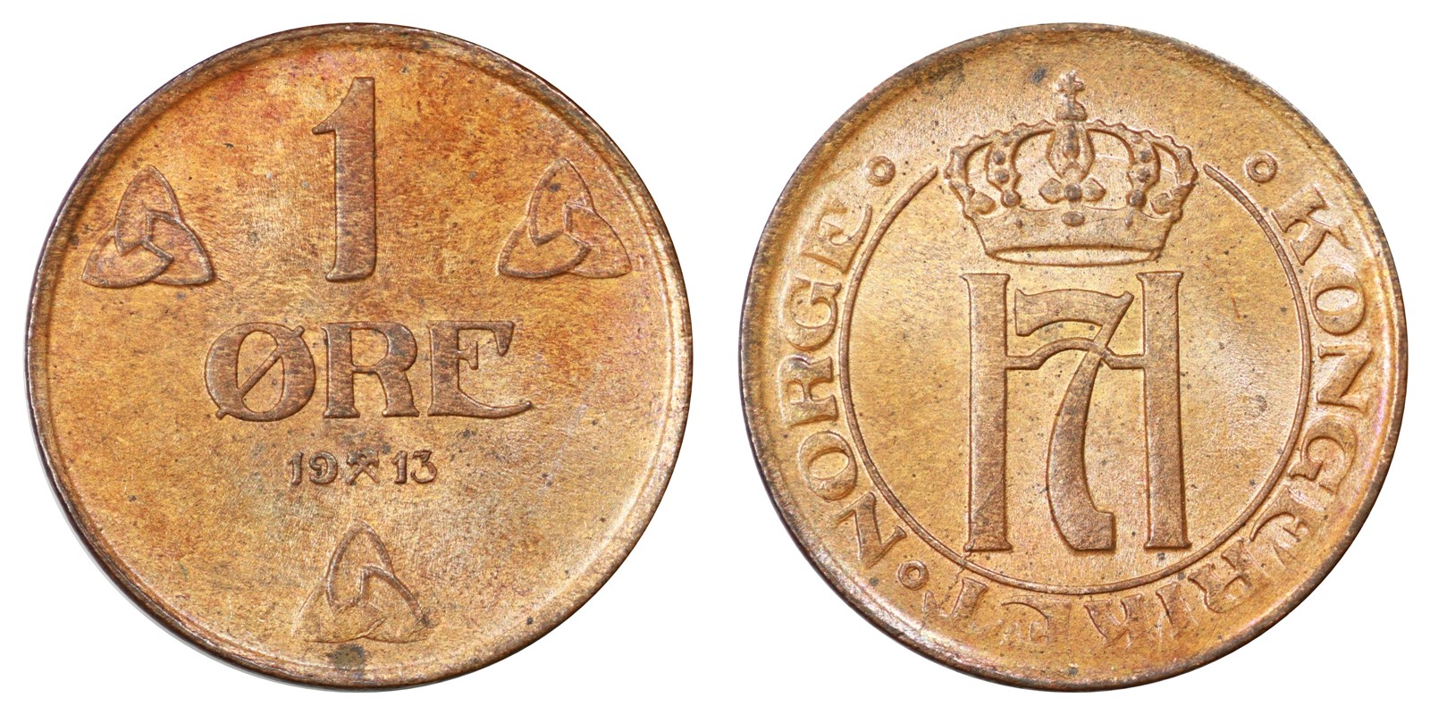 1 Øre 1913 Kv 0