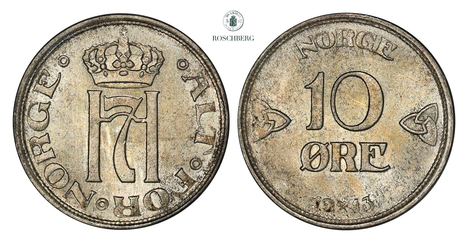 10 Øre 1913 Kv 0 (UNC)