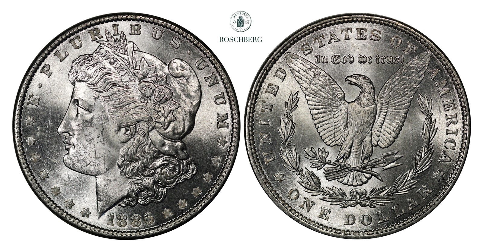 USA. Dollar 1886 UNC