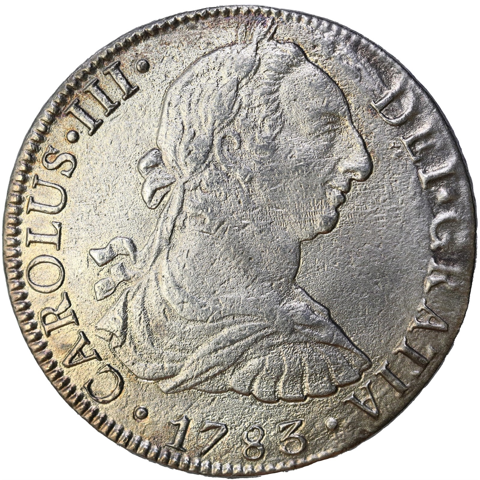 MEXICO. Charles III. 8 Reales 1783-Mo. ex. El Cazador Shipwreck. XF.