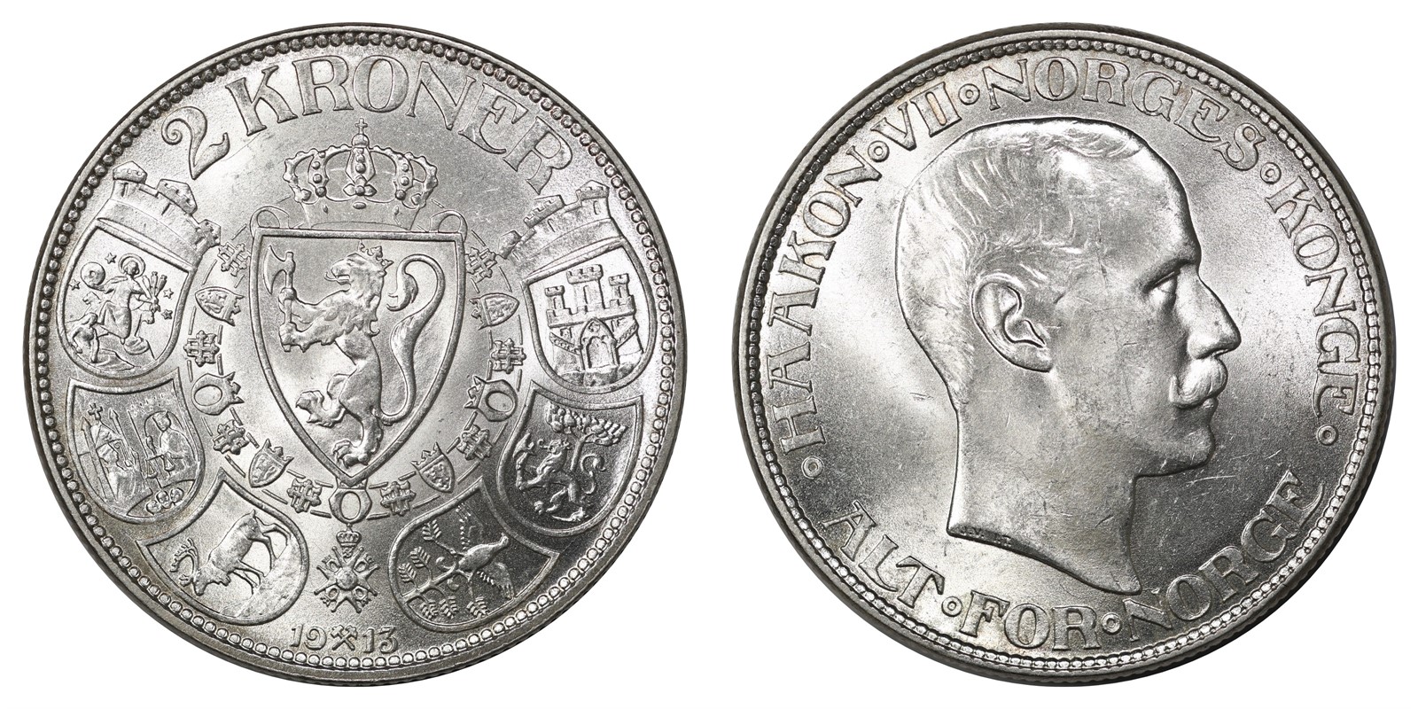 2 Kroner 1913 Kv 0 *