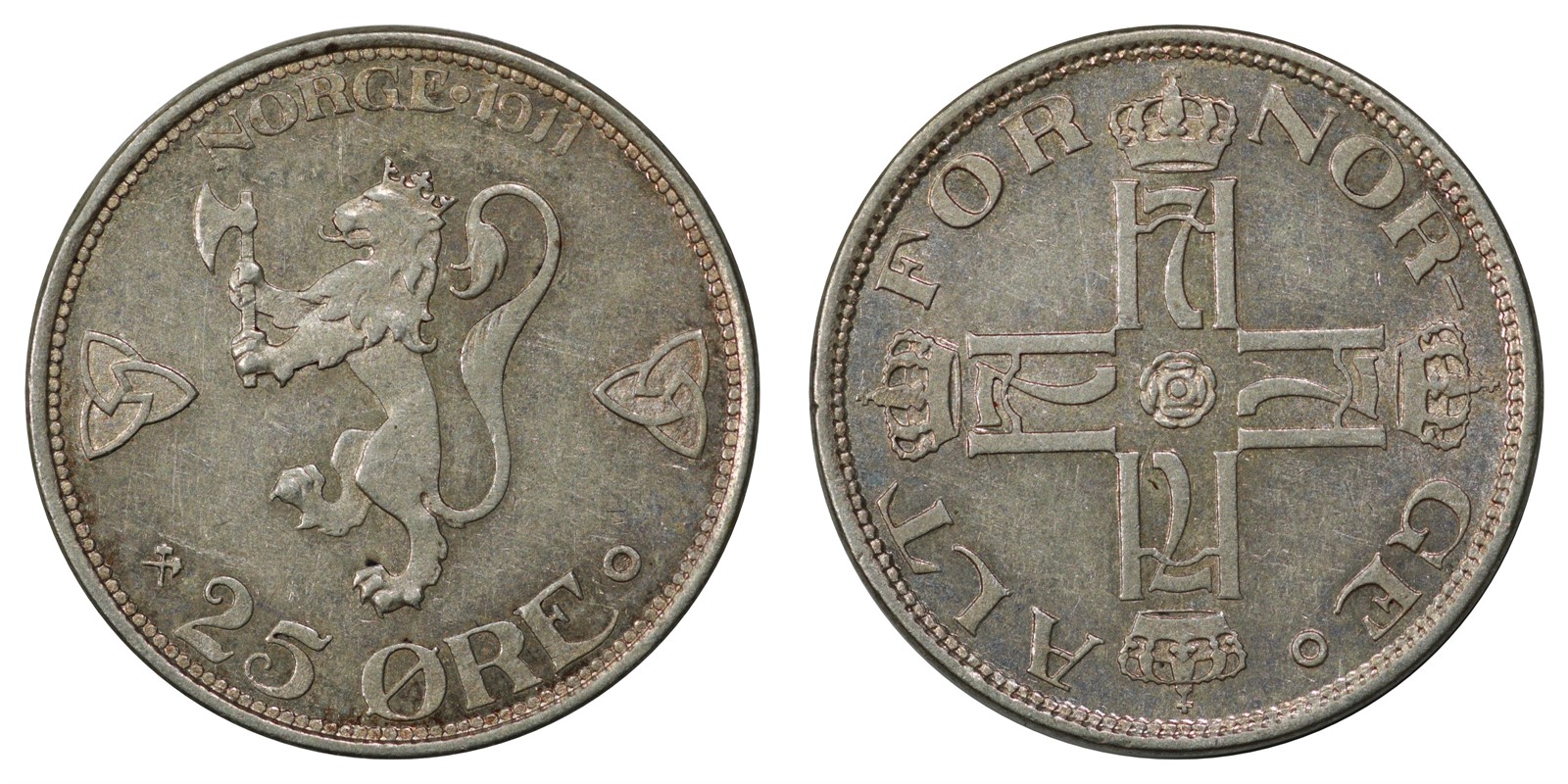 25 Øre 1911 Kv 01