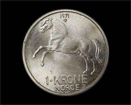 1 Krone 1971 Kv 0