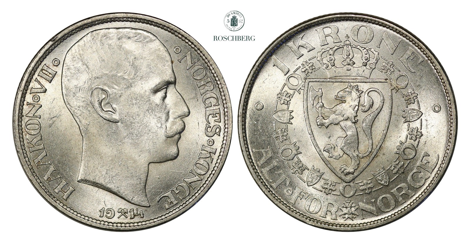 1 Krone 1914 Kv 0 (UNC)