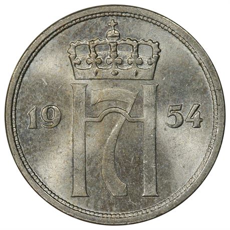 10 Øre 1954 Kv 0