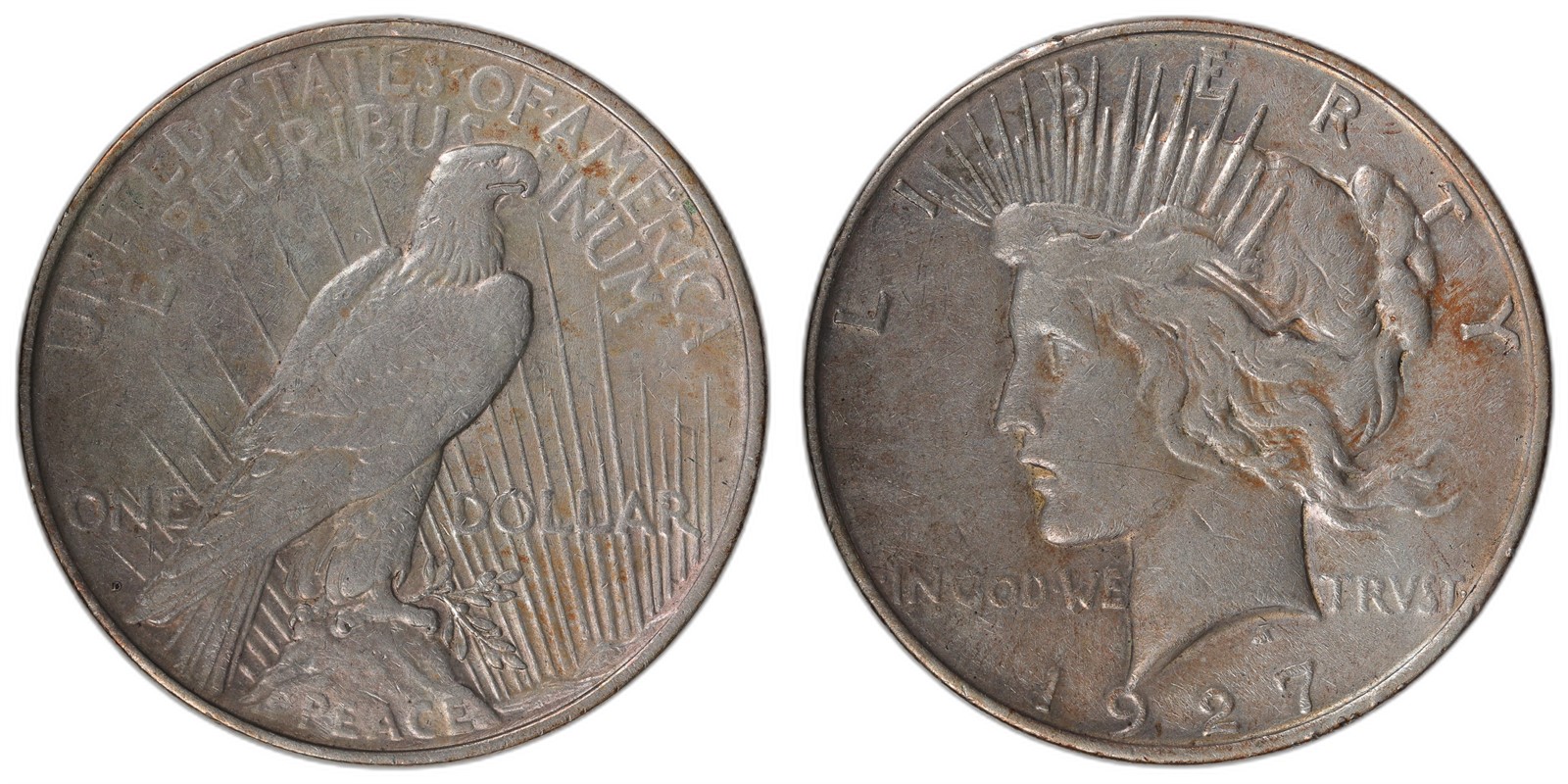 USA. Dollar. 1927-D. AU.
