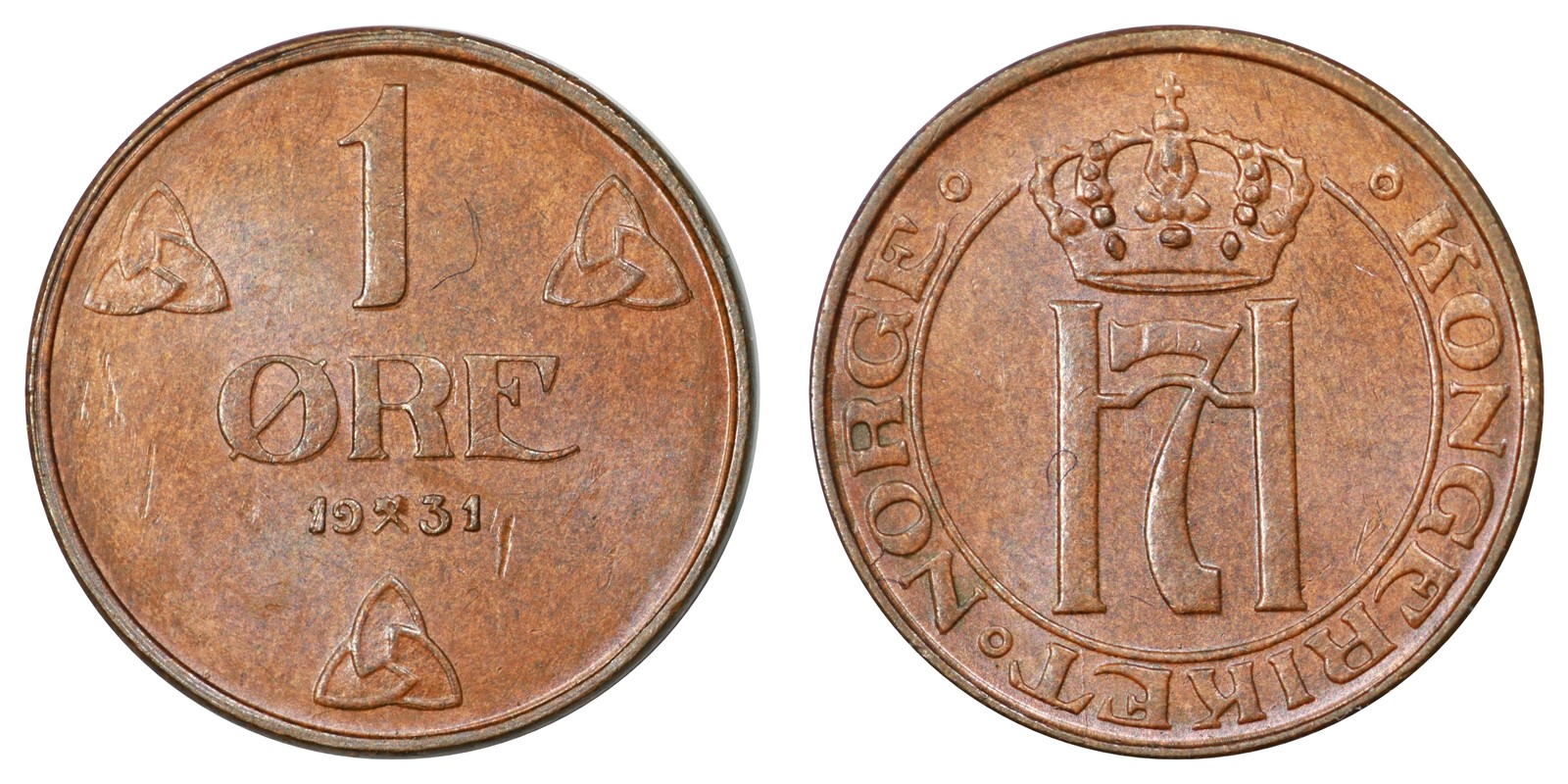 1 Øre 1931 Kv 0