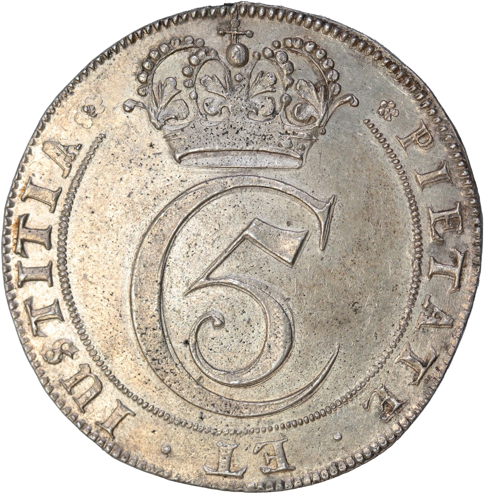 NORWAY. Christian V. 4 Mark (Krone) 167Z (1672) -FG Kv 0/01 (UNC)