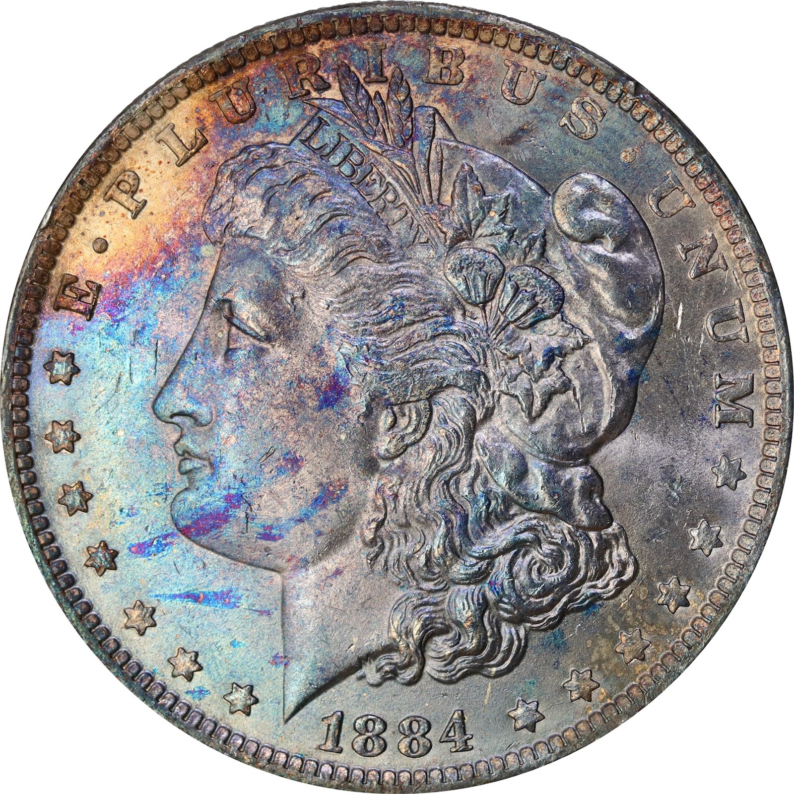 USA. Morgan Silver Dollar 1884-O UNC