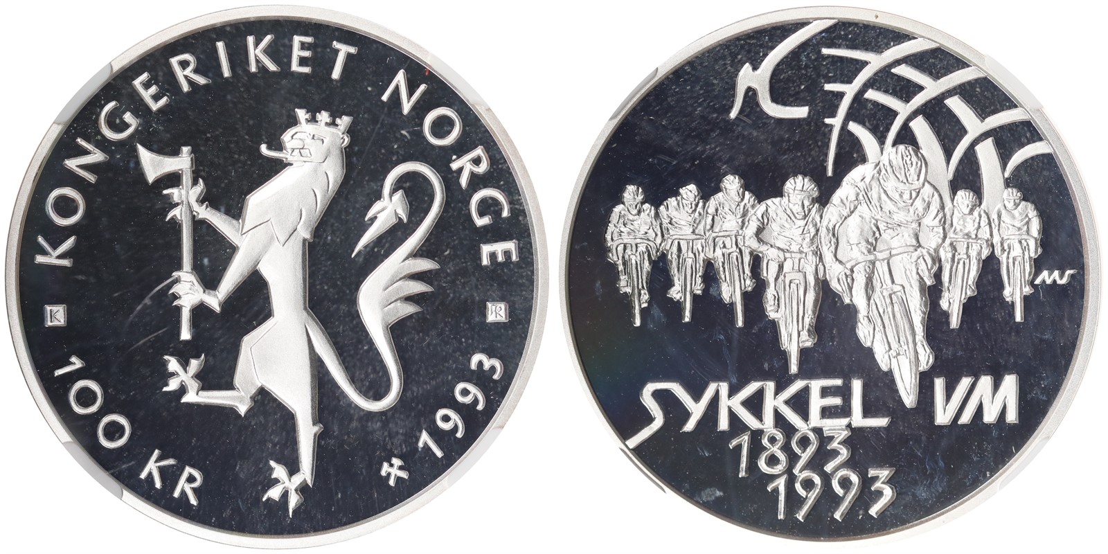 NORWAY. Harald V. 100 Kroner. 1993. NGC PF69UCAM.