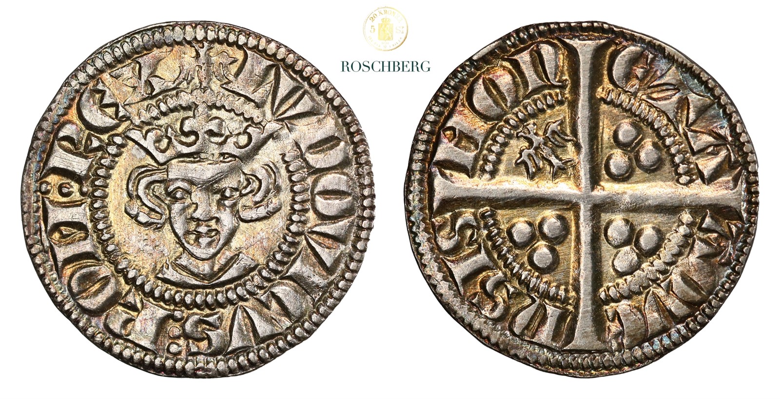 GERMANY, Achen. Ludwig IV Sterling 1314-47 Choice unc