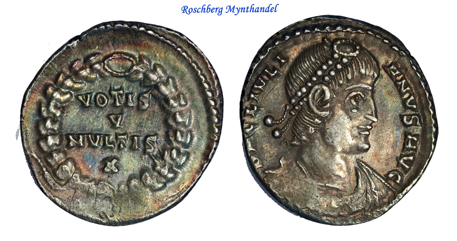 ROMAN EMPIRE. Julianus II Apostata 360-363 AD, Siliqua XF