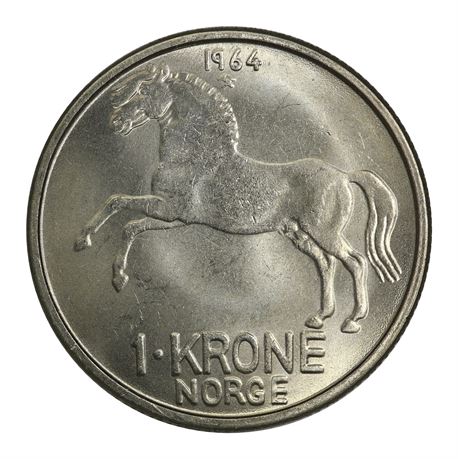 1 Krone 1964 Kv 0