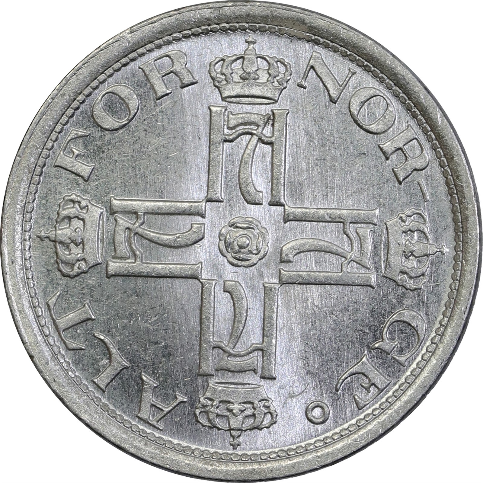 NORWAY. Haakon VII. 25 Øre 1915 Kv 0 (UNC)