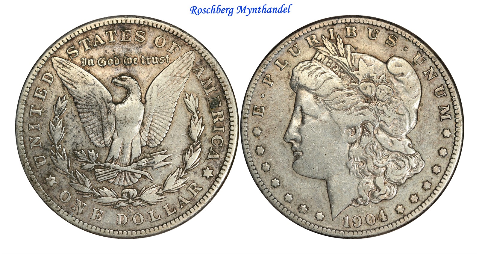 USA Morgan Dollar 1904 S VF