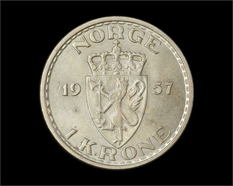 1 Krone 1957 Kv 0