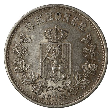 2 Kroner 1885 Kv 01