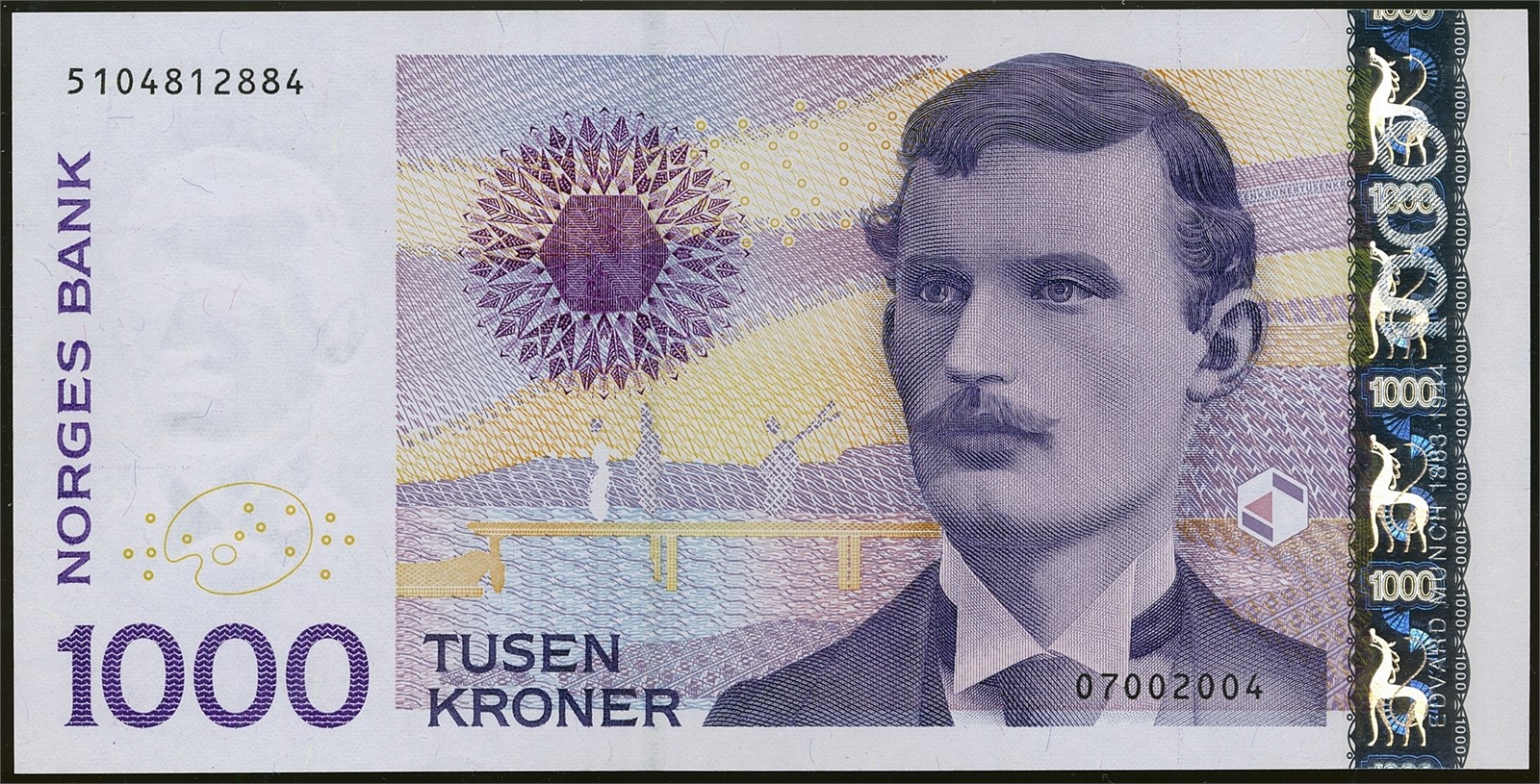 1000 Kroner 2004. Kv 0 (UNC).