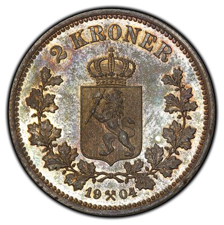2 Kroner 1904 Kv 0