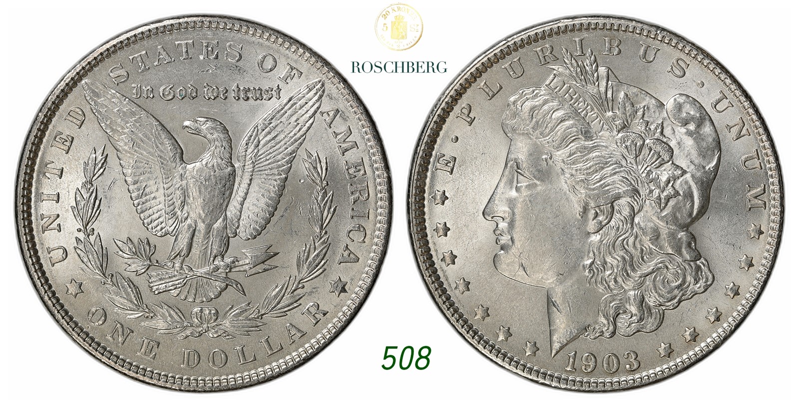 USA. Philadelphia. Morgan Dollar 1903.