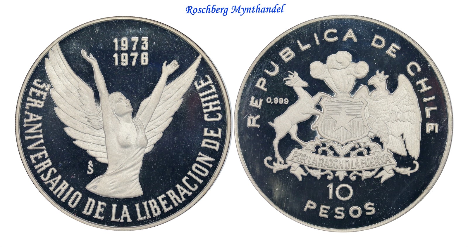 CHILE. 10 Pesos 1968 So NGC PF68UCAM