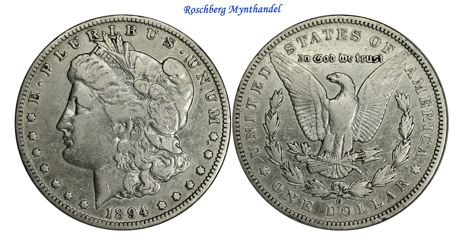 USA Morgan Dollar 1894 O VF