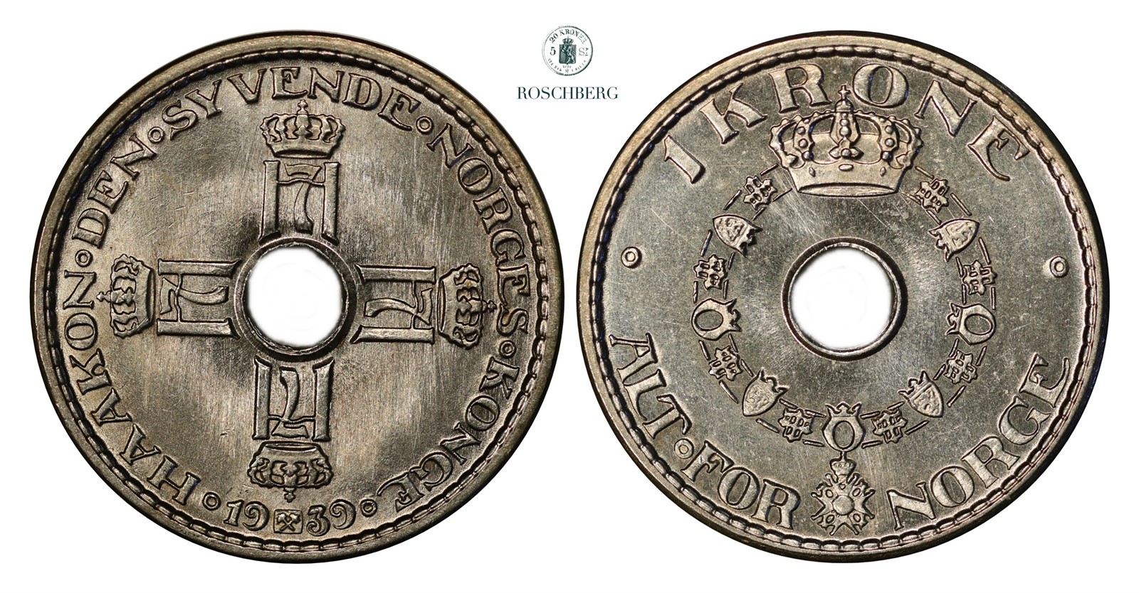 1 Krone 1939 PRAKT