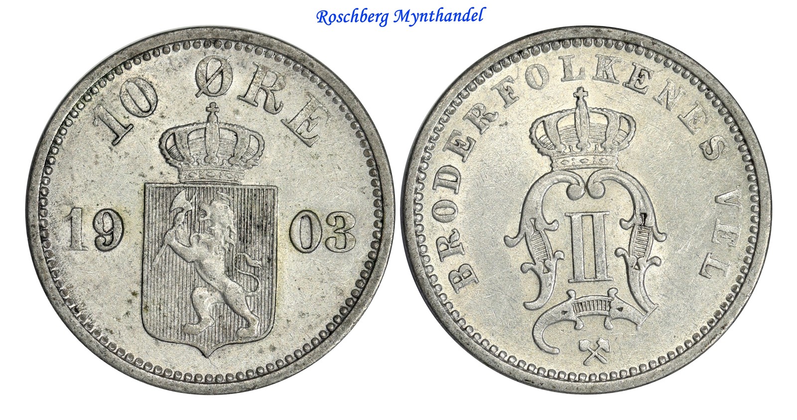 10 Øre 1903 Kv g01