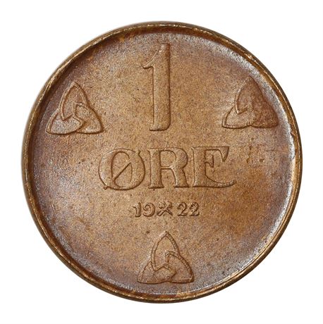 1 Øre 1922 Kv 0